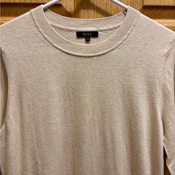 Women’s Lightweight Cotton Cashmere Crew Sweater - Picture 4 of 7